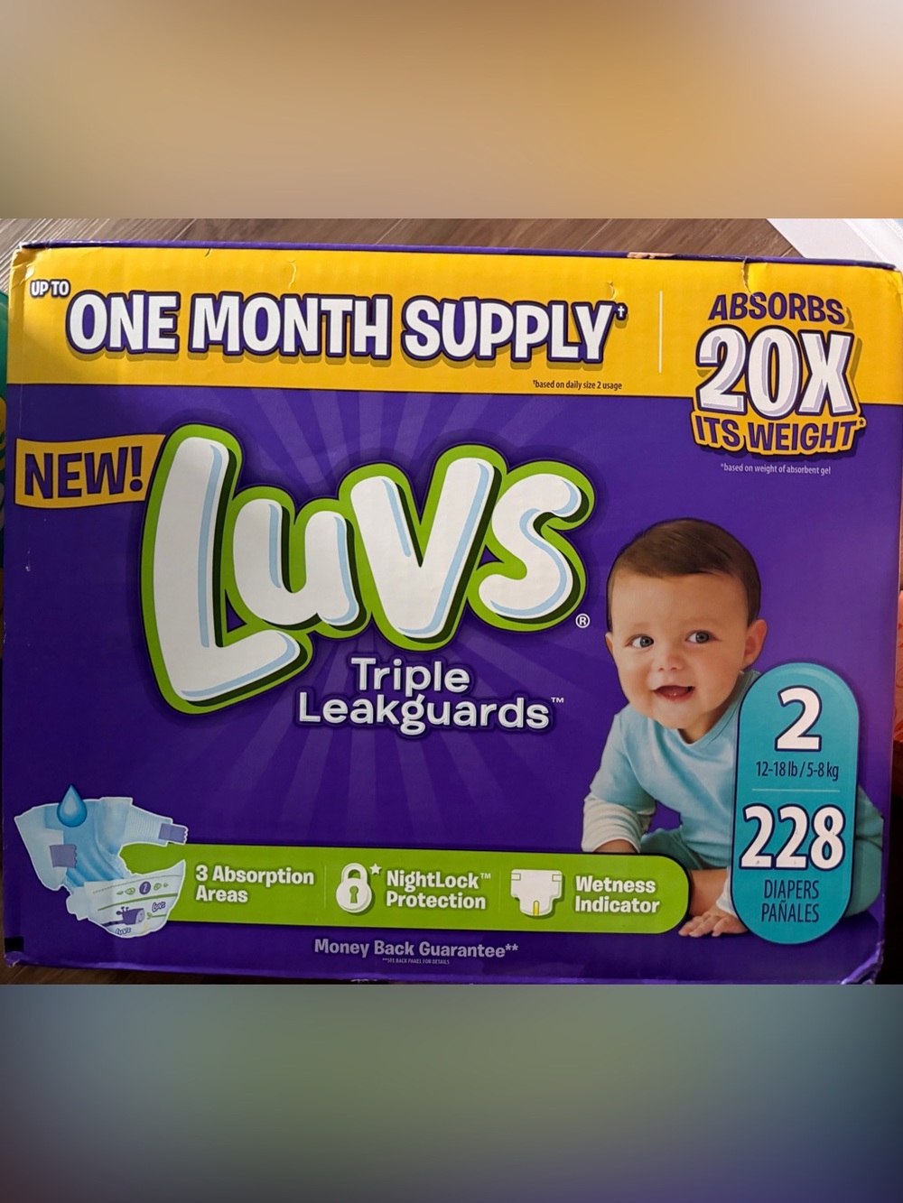 LUVS Diapers SIZE 2